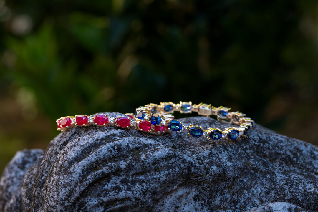 Karma Gemstone Tennis Bracelet