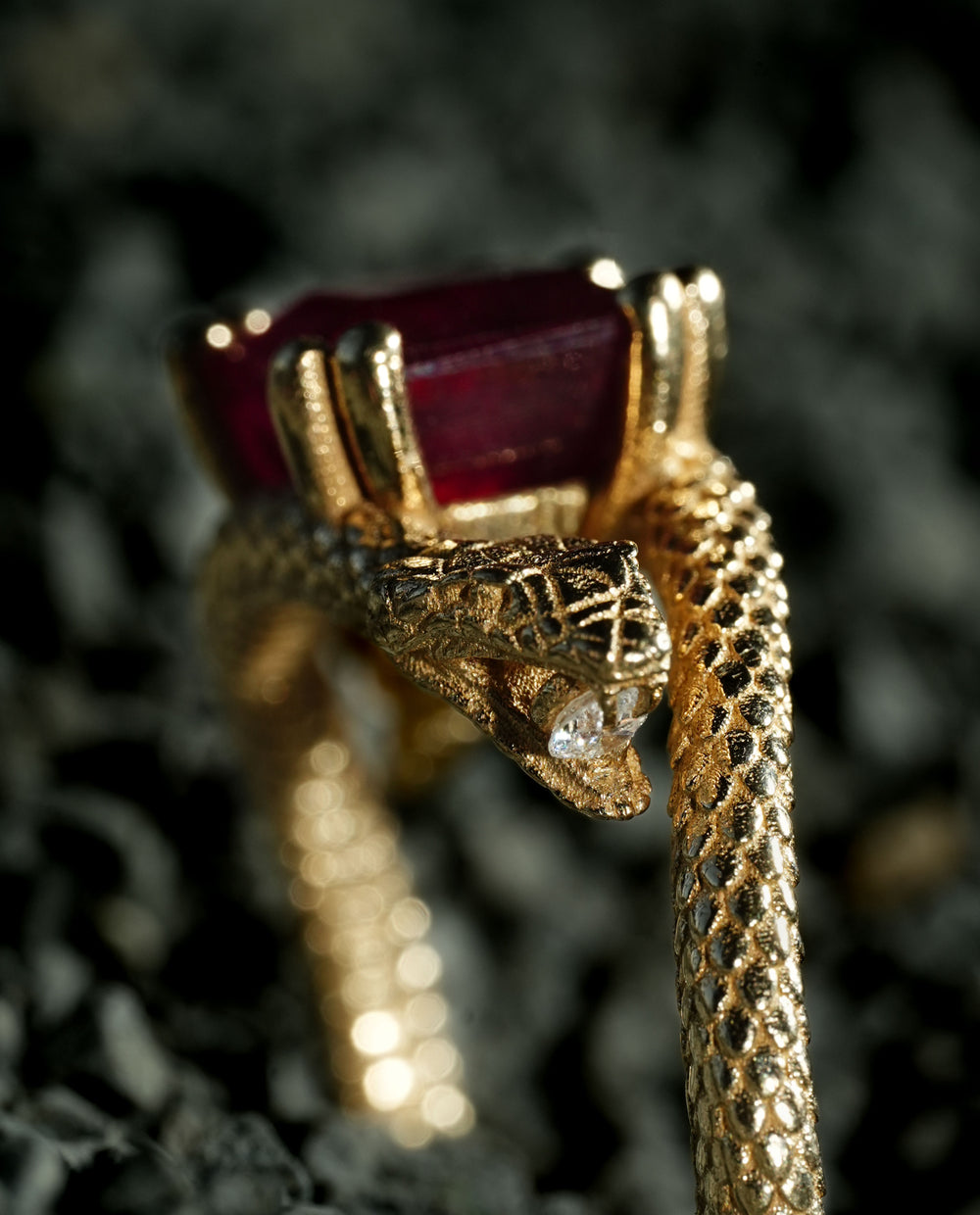 Kundalini 14k Gold Ring