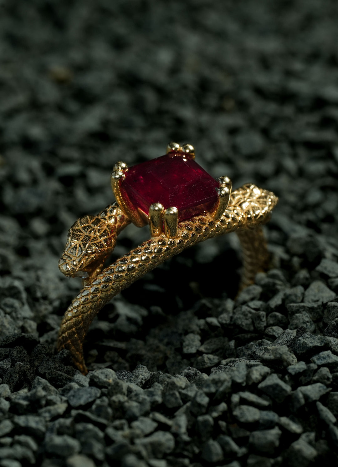 Kundalini 14k Gold Ring