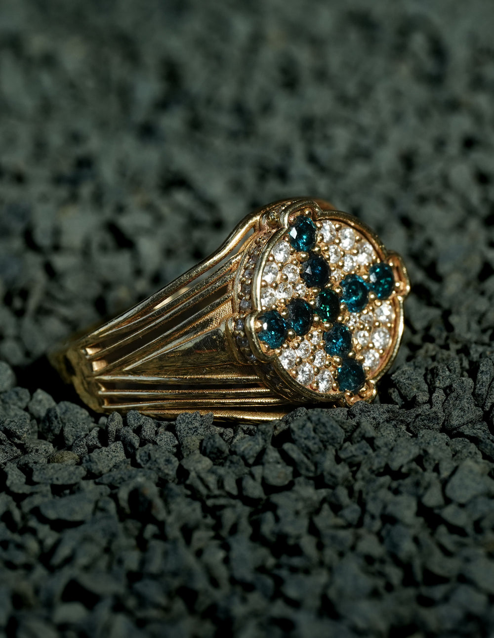 Sacred Cross 14k Gold Ring