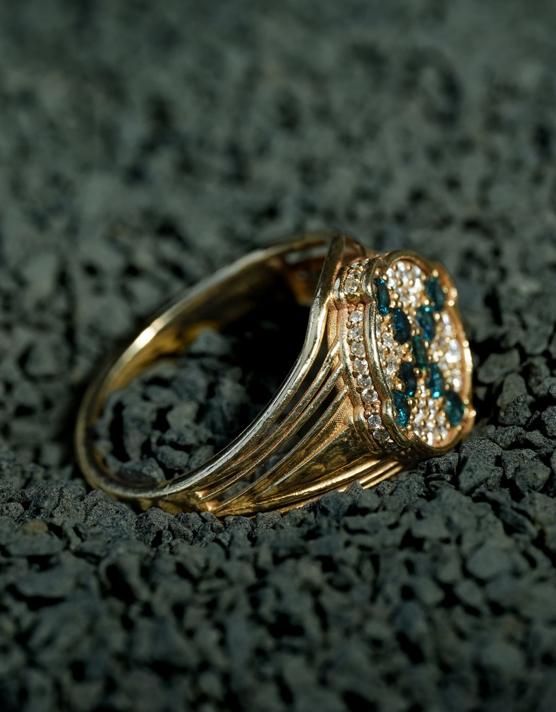 Sacred Cross 14k Gold Ring