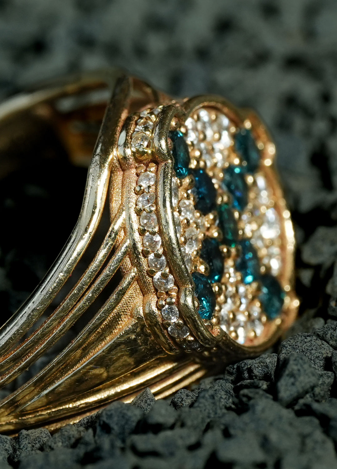 Sacred Cross 14k Gold Ring