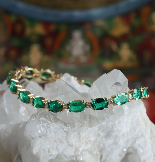 Emerald Tennis Bracelet (unisex)