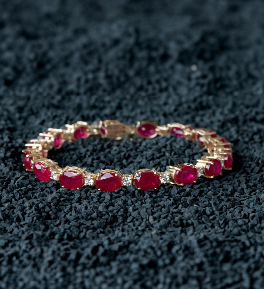 Karma Gemstone Tennis Bracelet