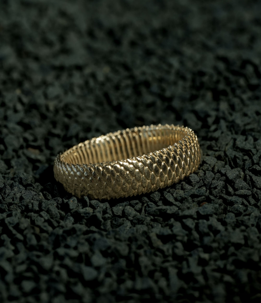 Serpents Embrace 14k Gold Ring