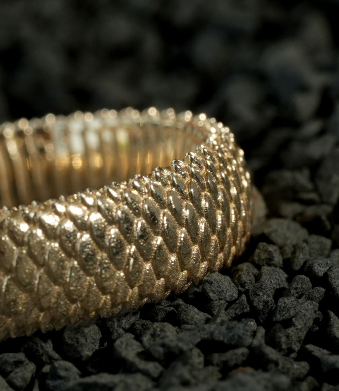 Serpents Embrace 14k Gold Ring