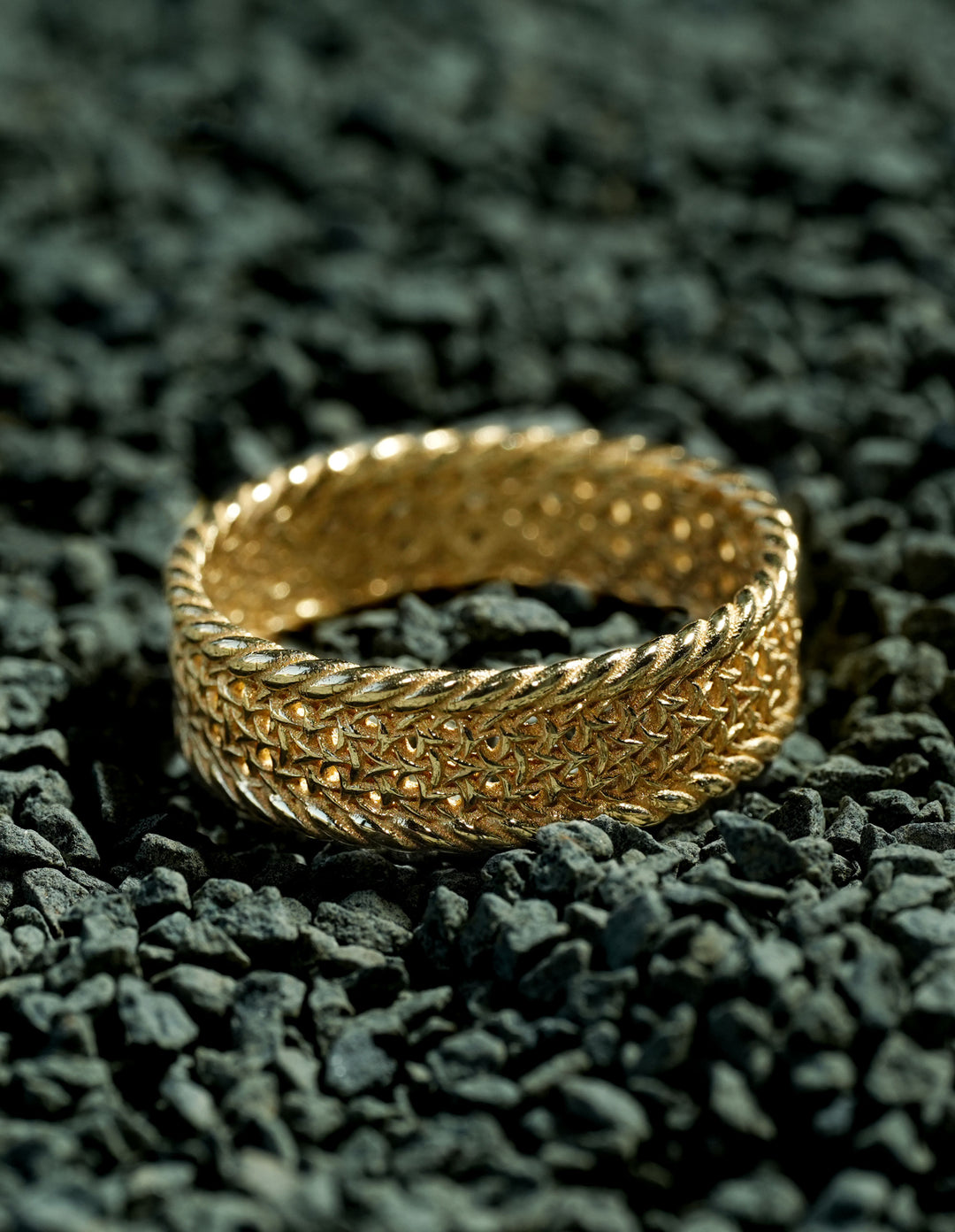 The Woven Flame 14k Gold Ring
